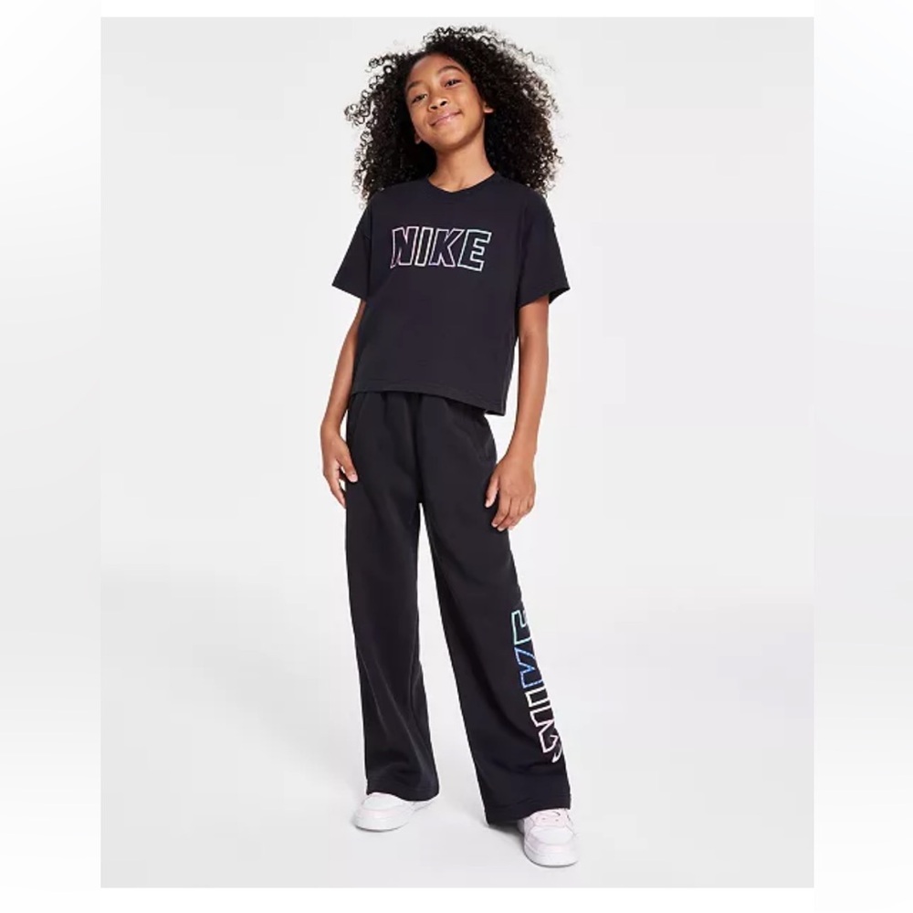 Nike Black Wide Leg Joggers